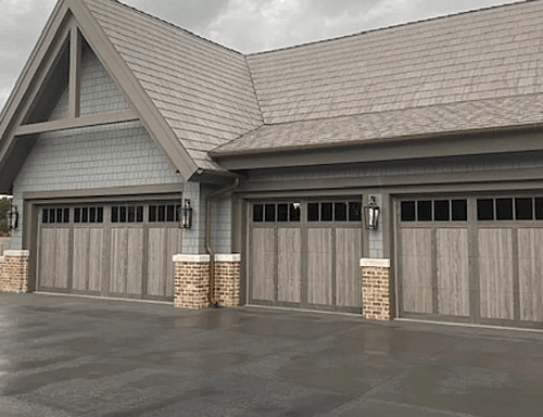 A Home with Shoreline Garage Doors