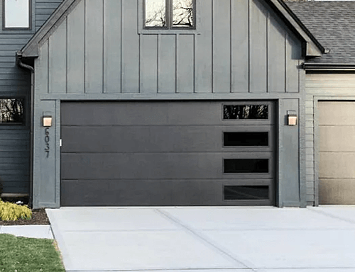 A Home with Skyline Flush Garage Doors